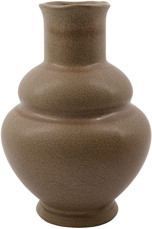 Vase House Doctor Liva Stentøjsvase Karamelfarvet ø20   H29 Cm Håndlavet Dekorationsvase