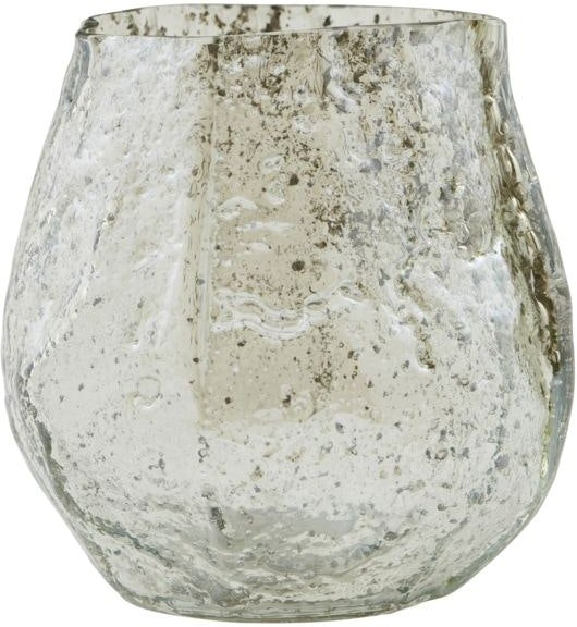 Vase House Doctor Moun Grøn Glasvase ø9   H9   Cm Asymmetrisk Design
