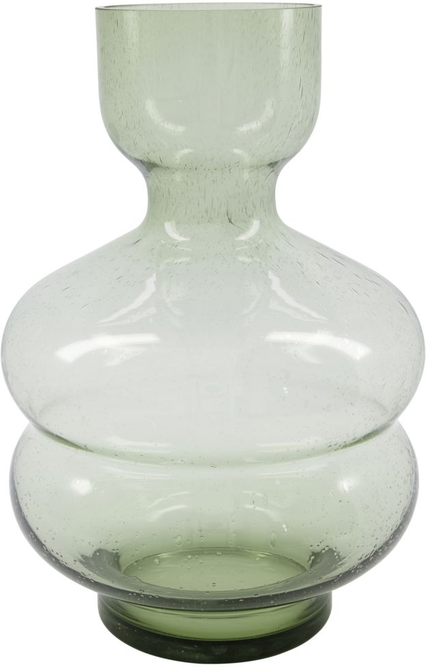 Vase House Doctor Organi Glasvase Grøn ø24   H35 Cm