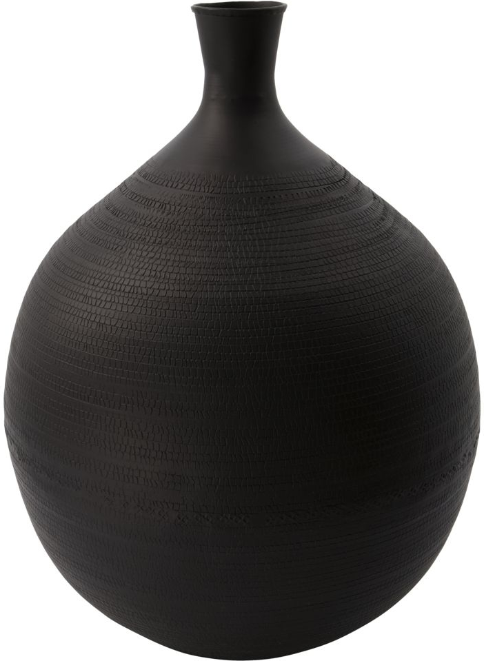 Vase House Doctor Reena Ballonformet ø30ã H38 Cm Mørkebrun Aluminium