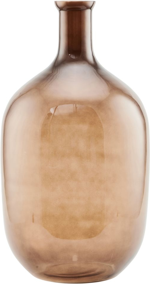 Vase House Doctor Tinka Ballonvase Brun Glas ø28   H51 Cm