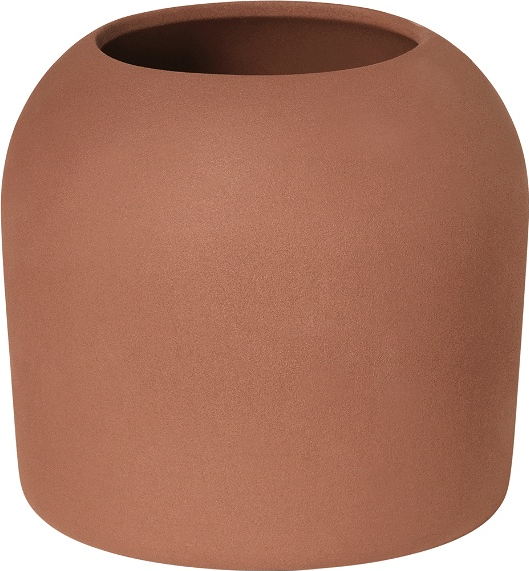 Vase Kristina Dam Dome Rød Terracotta H34   ø31 Cm