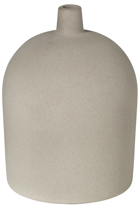 Vase Kristina Dam Dome Terracotta Grå H27   B22   L42 Cm
