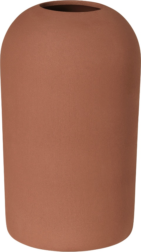 Vase Kristina Dam Dome Terrakotta Rød H58 ø25 Cm
