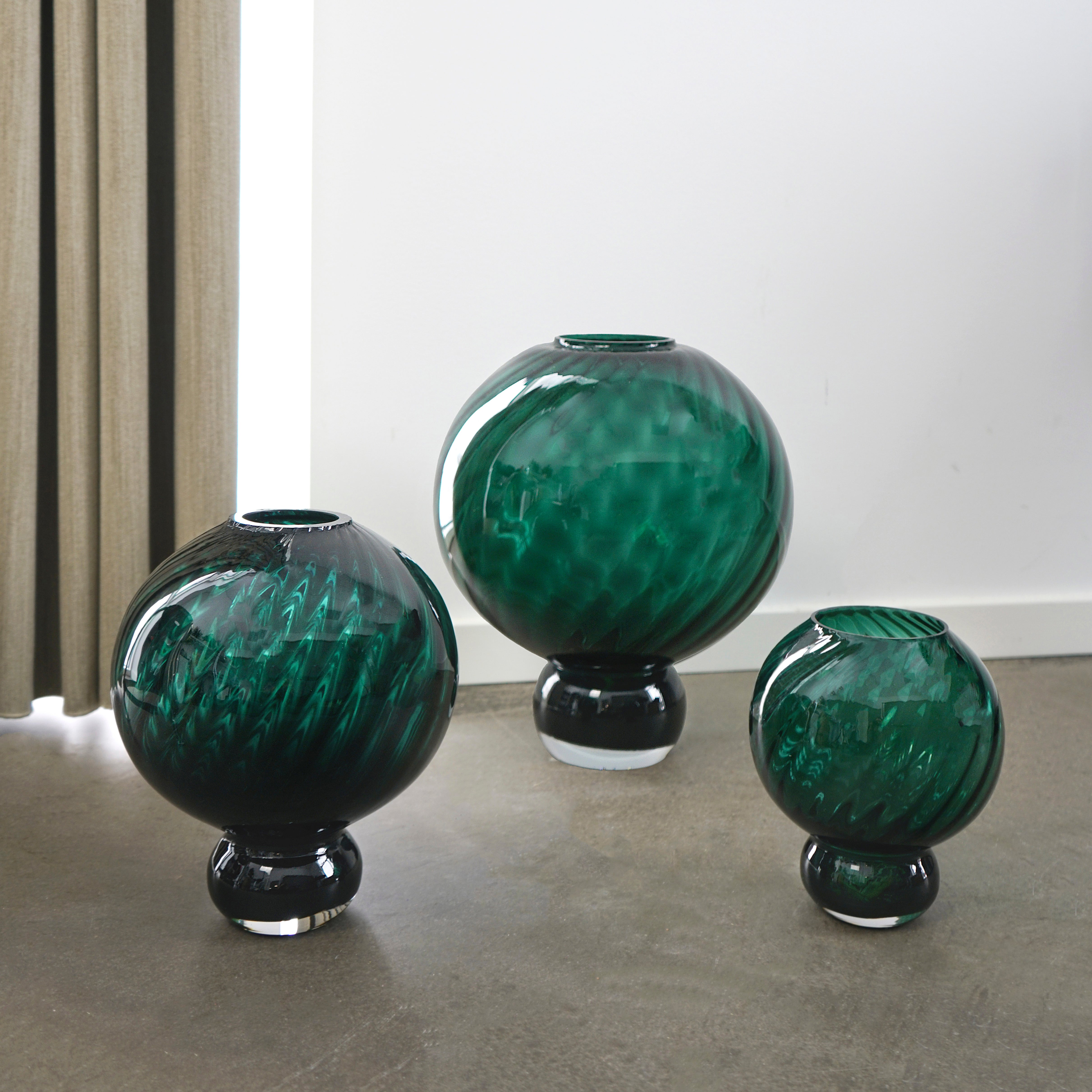 Vase Meadow Swirl Grøn