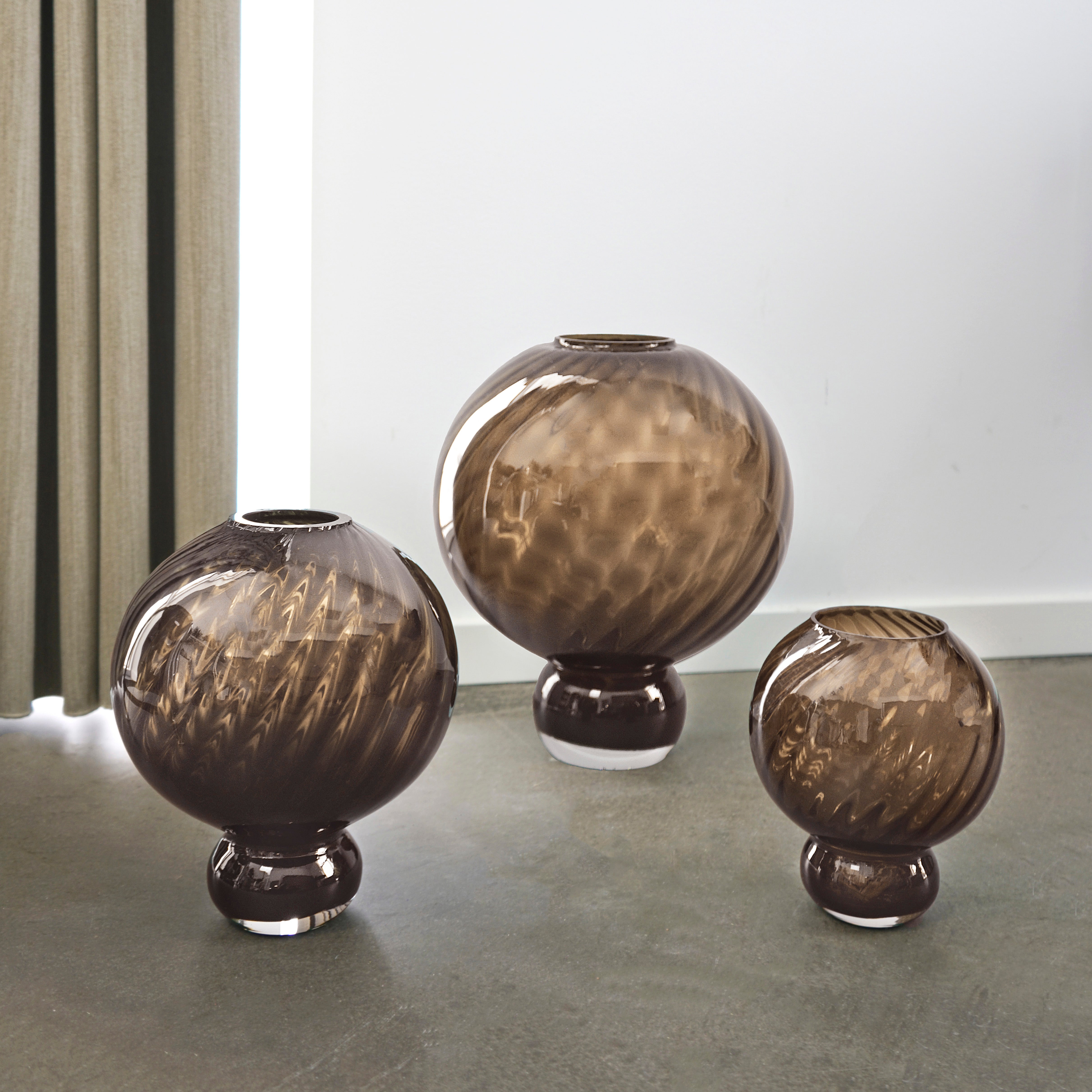 Vase Meadow Swirl Topaz