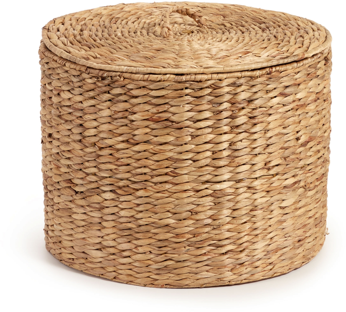 Håndlavet vasketøjsspand i vandhyacint - 60 cm tilbud!