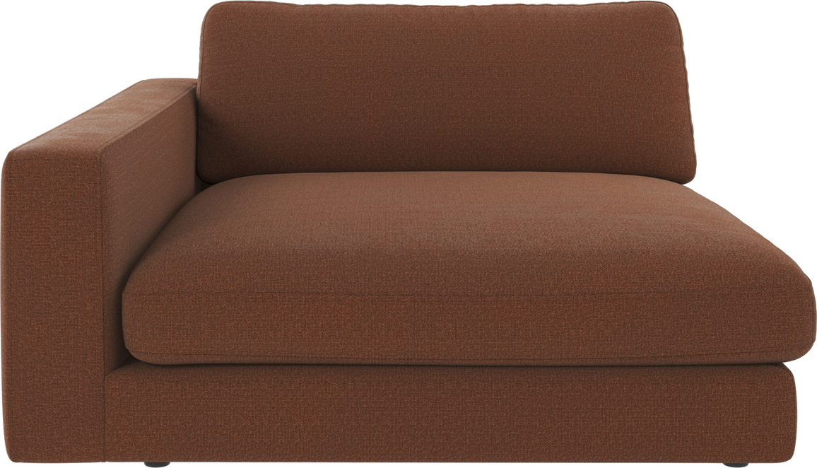 Venstre Armlæn Modulsofa Rowico Duncan Rita 96 Rød H78ã B129ã D150 Cm