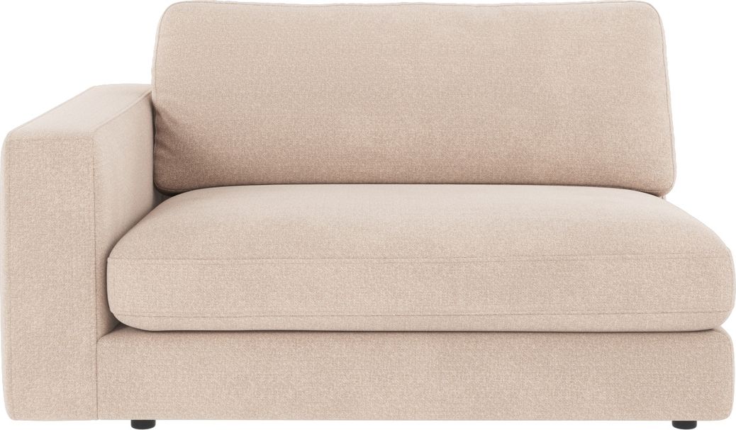 Venstre Armlæn Til Modulsofa Rowico Duncan Rita   Lysebeige 100  Polyester Nordisk Elegance