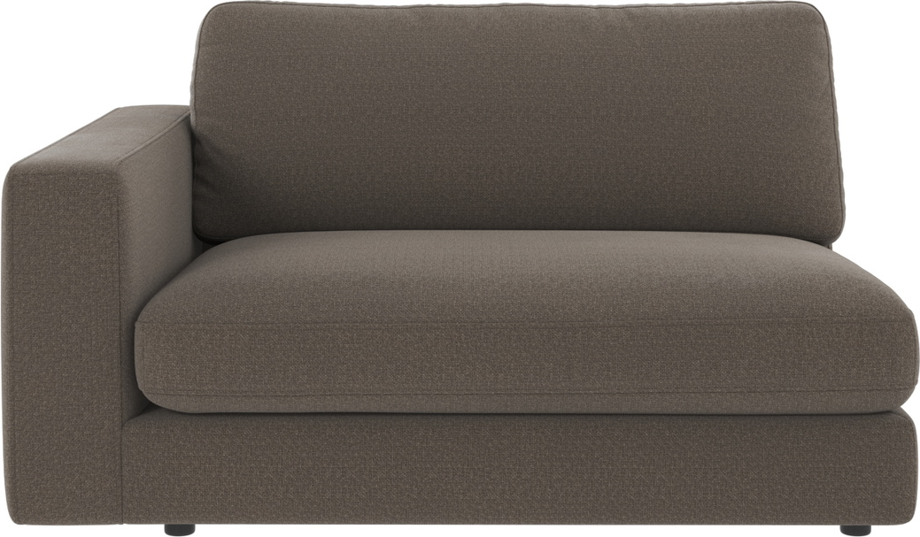 Venstre Modulsofa Armlæn Rowico Duncan Rita 108 Mellemgrå H78ã B129ã D103 Cm