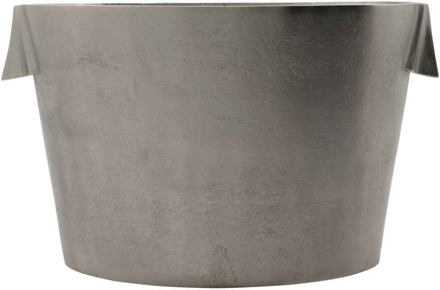 Vinkøler House Doctor Buck Aluminium Børstet Sølv Oval 21x22x32 Cm Til Vin Og Champagne