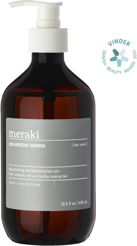 Volumenshampoo fra Meraki til fint hår med B5 og ærteprotein