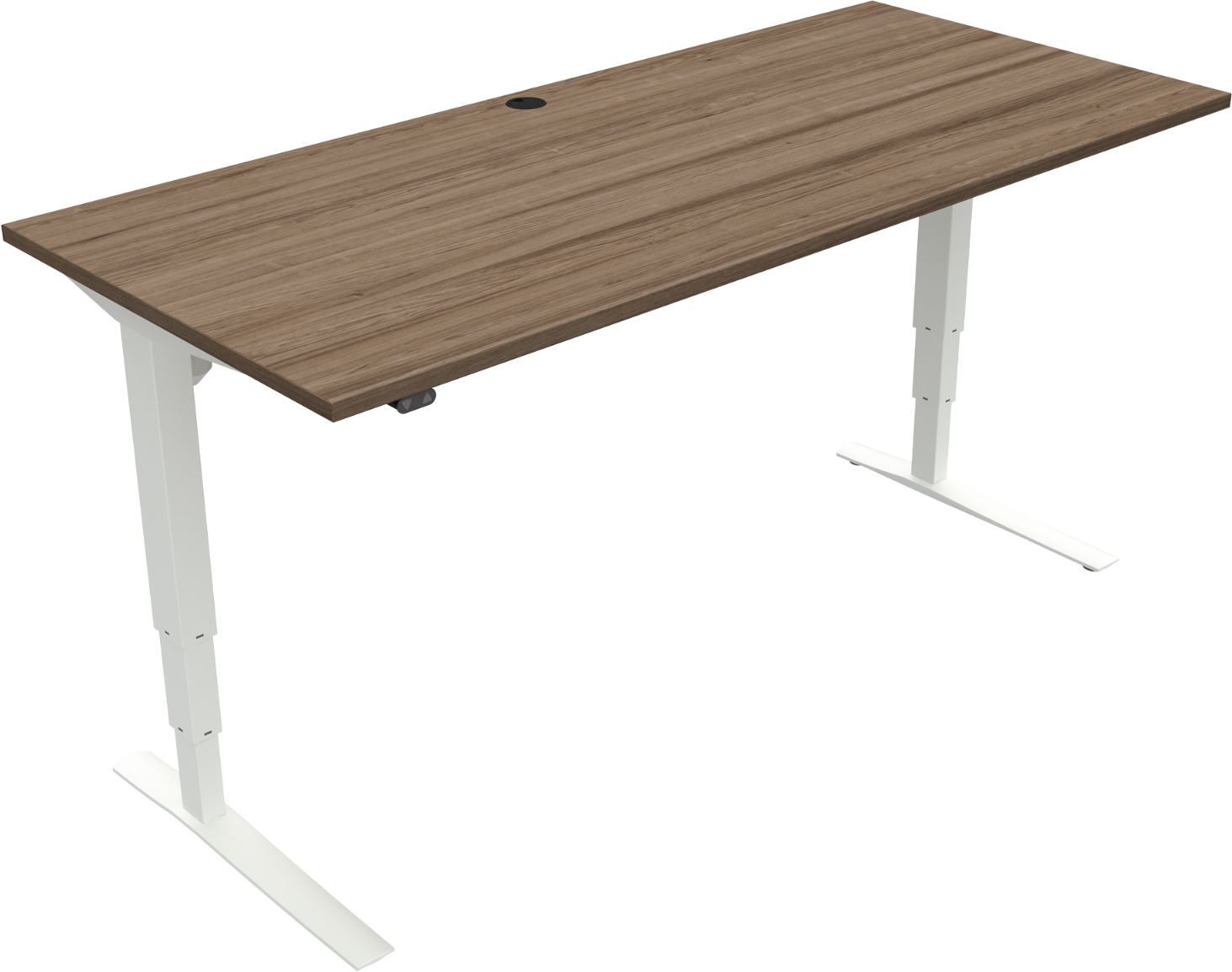 Zennord Rise Rest Hæve-Sænkebord 180x80 cm i Valnød