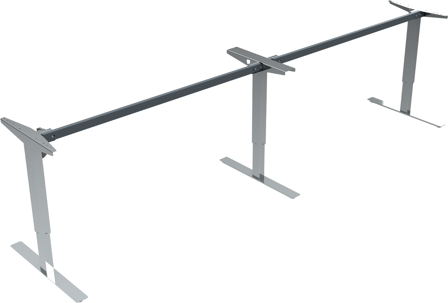 Zennord Hæve-/Sænkestel i Krom til Kontorborde - Black Friday!