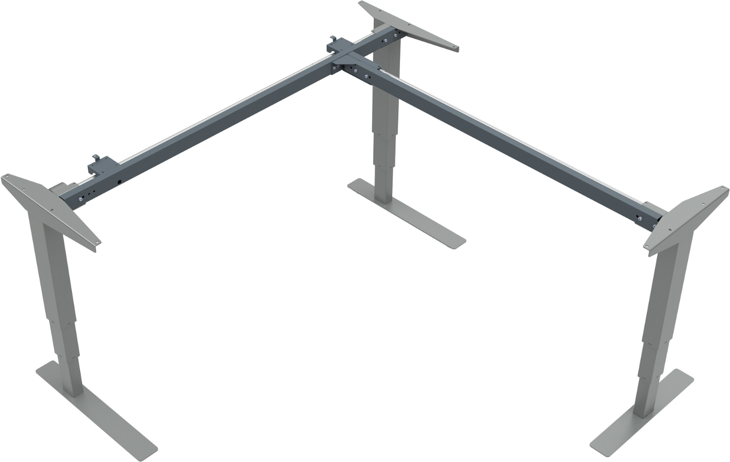 Zennord Elektrisk Hæve-/Sænkestel - 57-122 Cm - Sølv