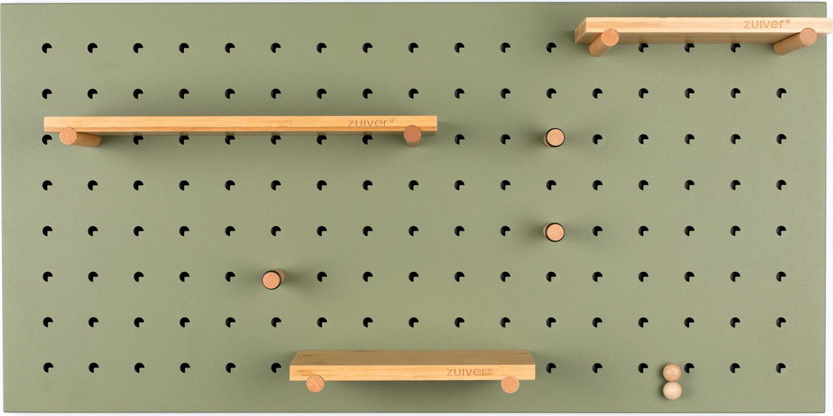 Zuiver Pegboard Kontoropslagstavle i Mørk Sand 45x90 cm