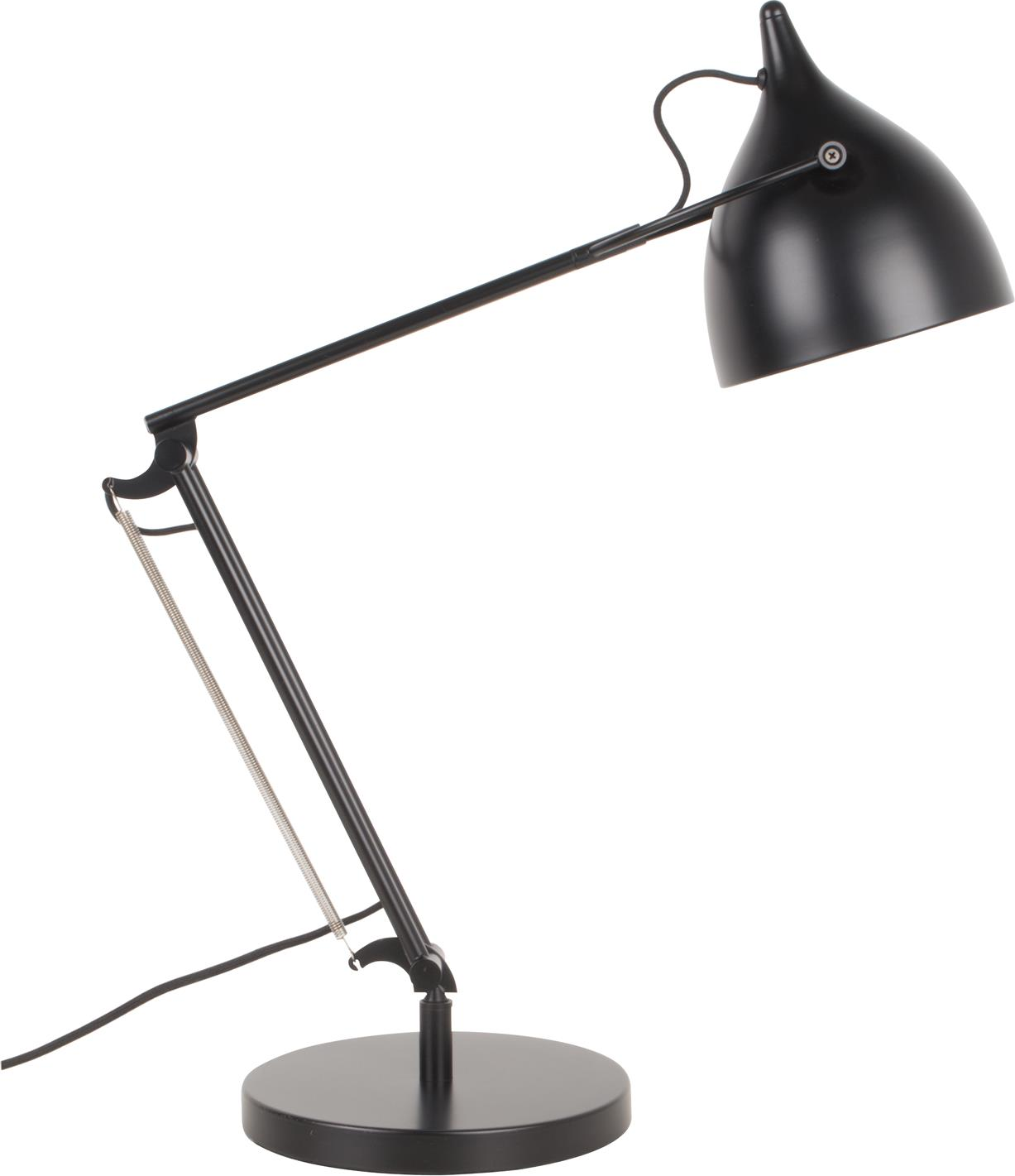 Zuiver Reader Bordlampe   Askegrå Metal Med Justerbar Højde Og Vipbar Skærm