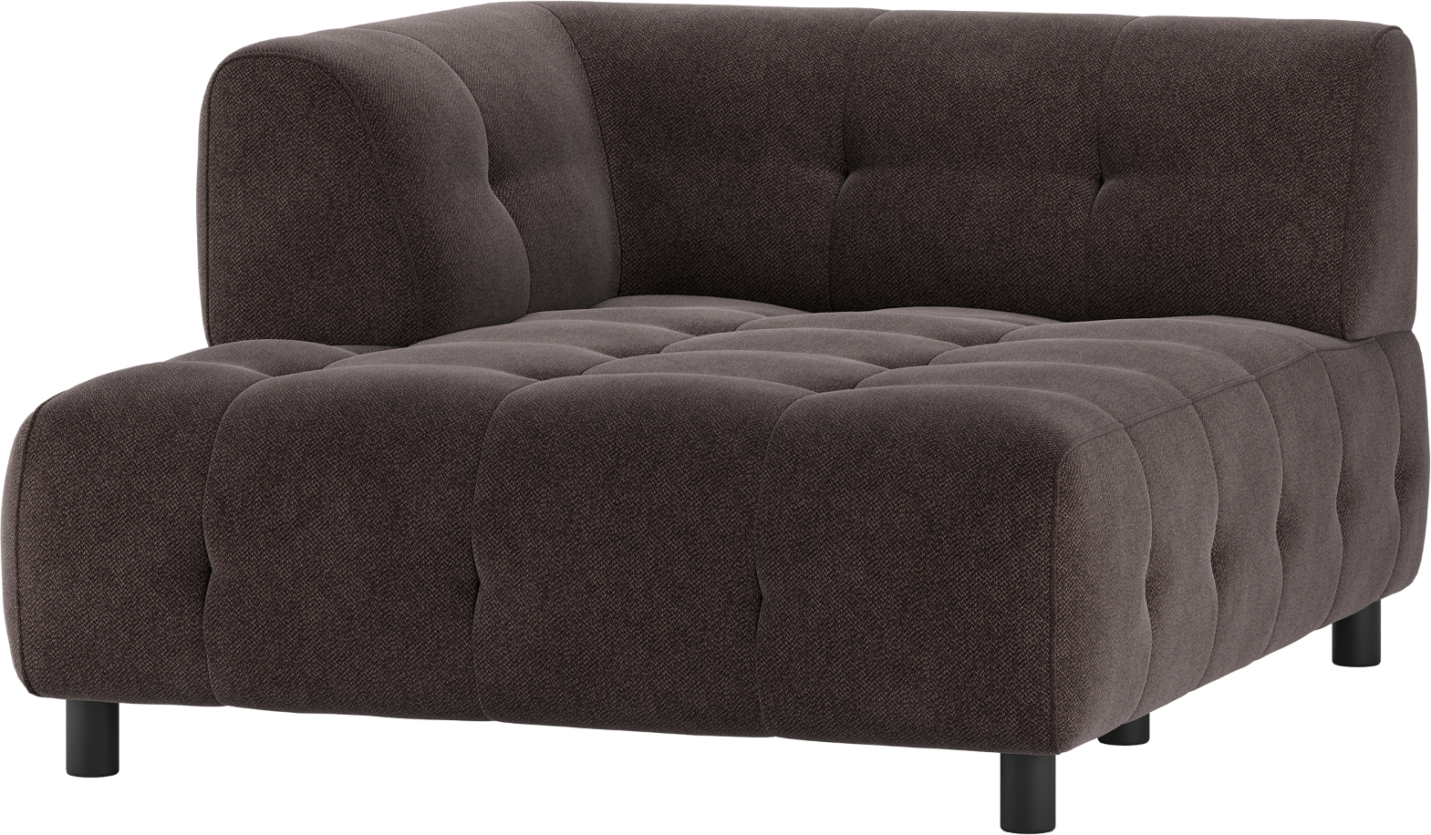 Elegant Woood Louis Chaiselong Modulsofa til Stuen