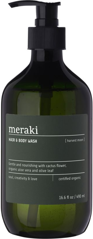 - -  Hår-   Kropsvask Meraki Men Harvest Moon 490 Ml   Cosmos økologisk