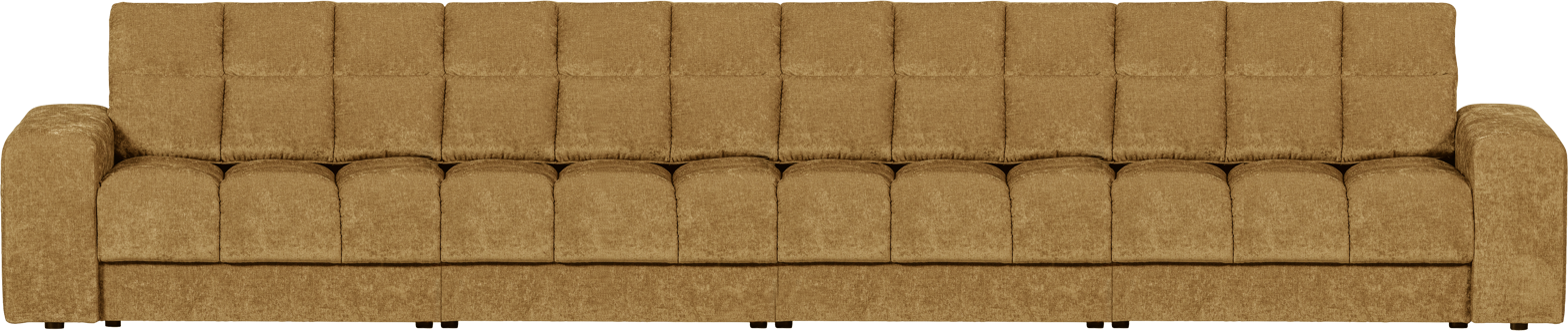 4-personers Lounge Sofa fra Woood i Gylden Polyester