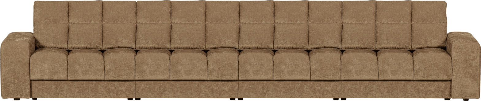 4-personers Loungesofa Woood Second Date i Sandfarvet Polyester
