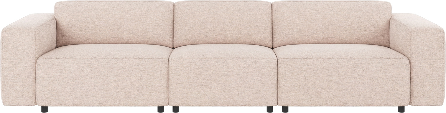 -personers Modulsofa Rowico Willard Lysebeige Stof   Rummelig Skandinavisk Design 314ã 98ã 70 Cm