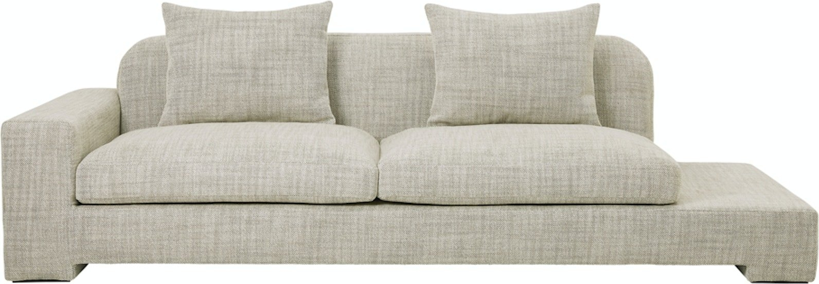 3-personers Sofa Broste Copenhagen Bay i Beige Stof