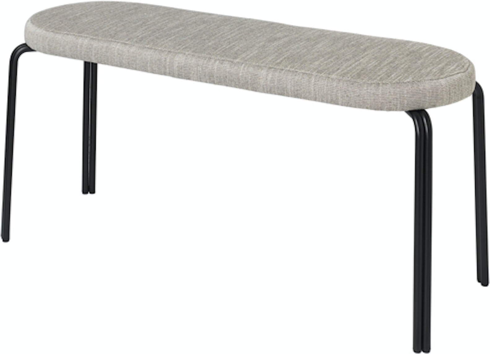 Elegant 2-personers sofa i sort fra Broste Copenhagen