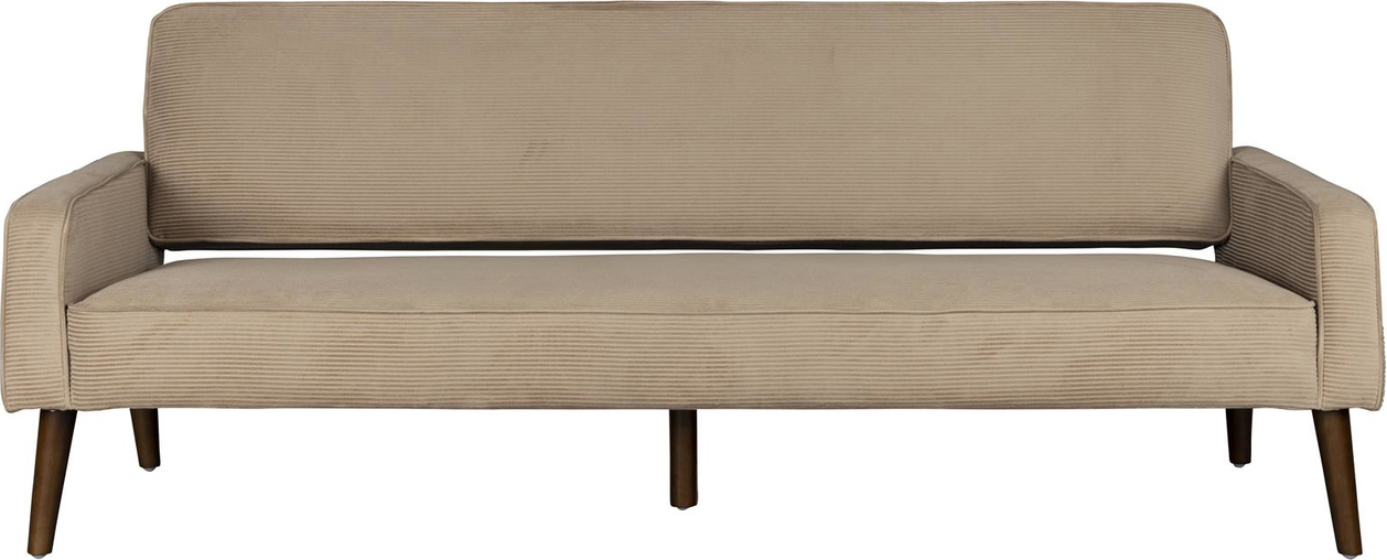 -personers Sofa Dutchbone Preston Stengrå Stof 200x84x78 Cm