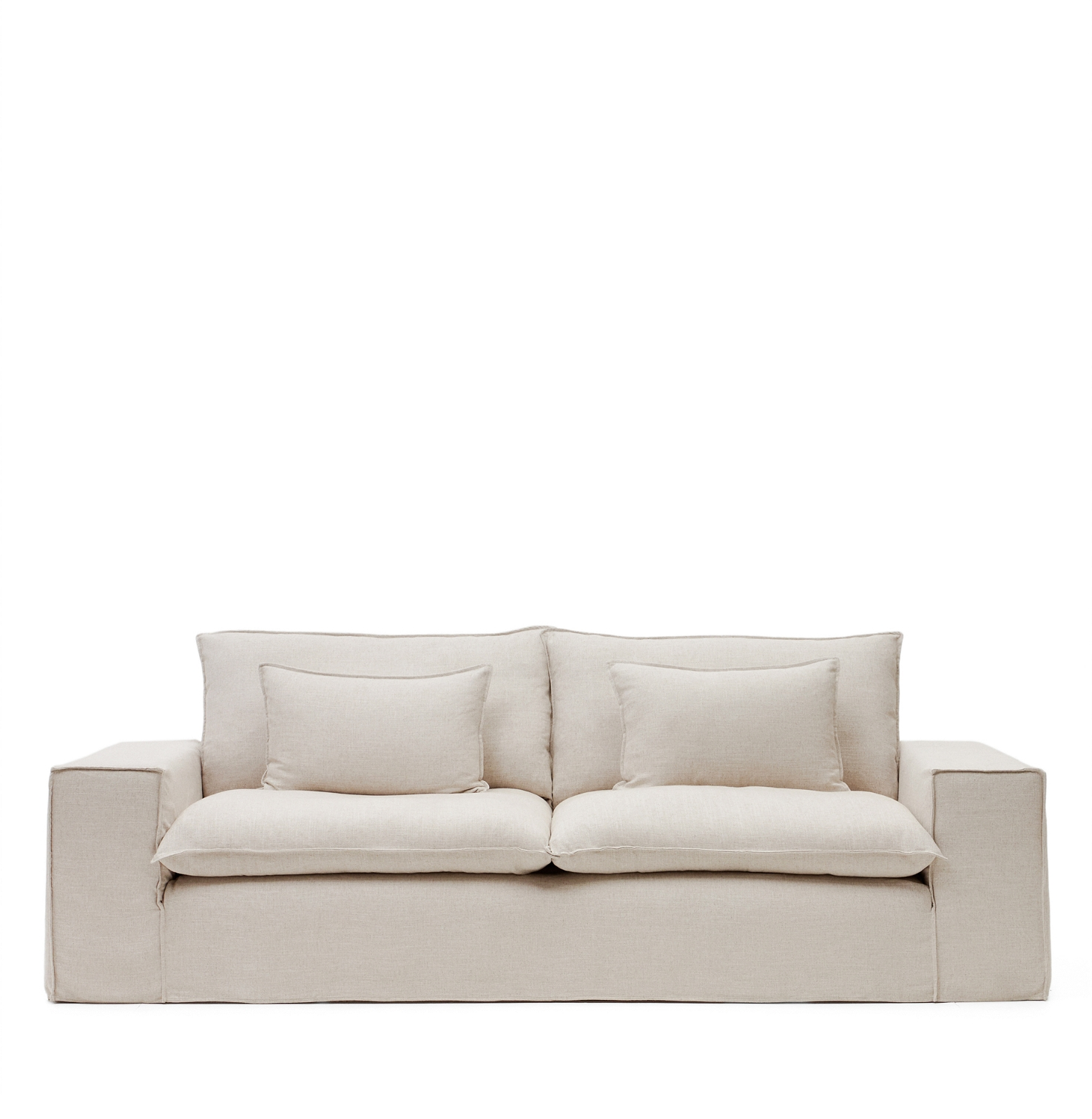 3-personers Anarela Sofa i Beige - Elegant og Praktisk