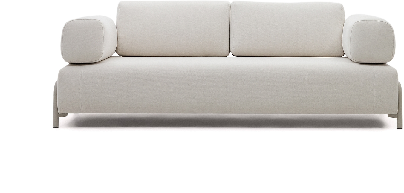 3-personers Sofa Kave Home Compo i Beige Chenille – Stilfuld Elegance