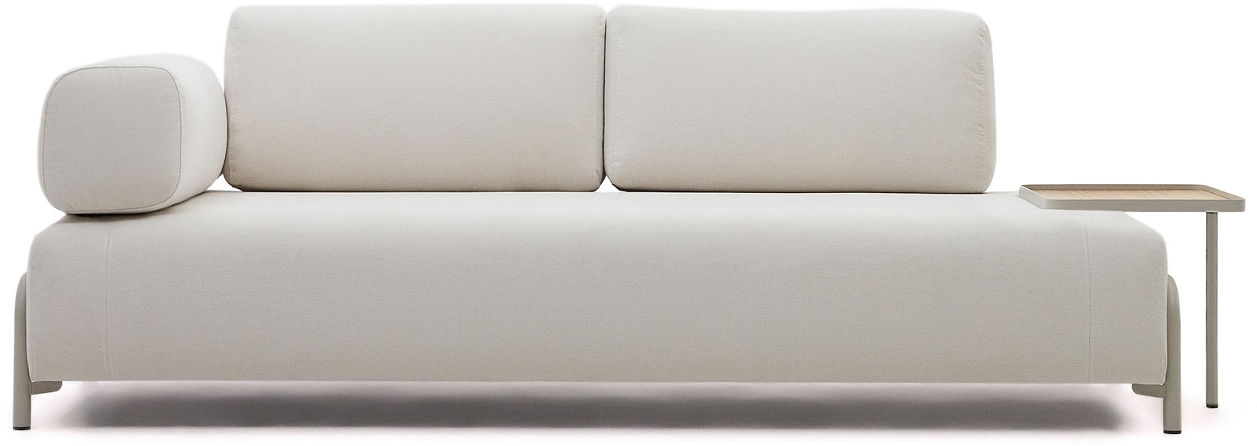3-personers Sofa Kave Home Compo i Beige Crevin-stof
