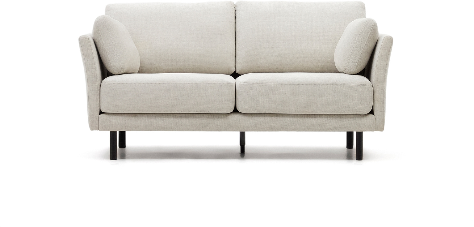 -personers Sofa Kave Home Gilma Grå Chenillestof Med Plet- Og Vandafvisende Behandling