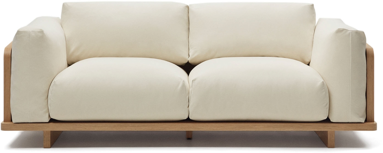 Elegant beige 3-personers sofa fra Kave Home - Tilbud!