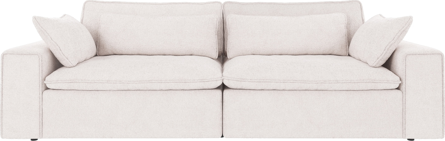 -personers Sofa Maxi Rowico Rawlins Skandinavisk Design   Hvidt Greg   Polyester H85ã B259ã D116 Cm