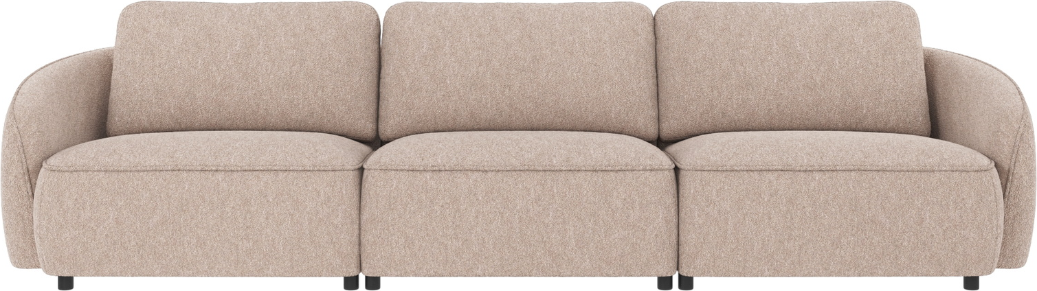 -personers Sofa Norris Rowico Lysebeige Alice Stof Fsc-ramme B319   D102   H80 Cm