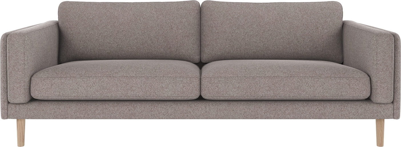 3-personers Sofa Rowico Braden i Gråbeige Stof 216 cm