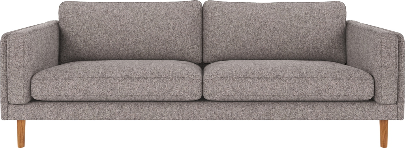 3-personers Sofa Rowico Braden i Gråt Stof - Tidløst Design