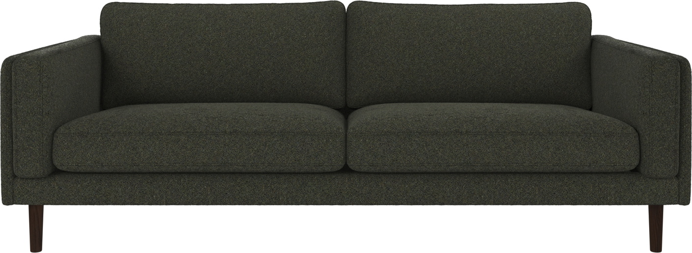 -personers Sofa Rowico Braden   Alice 162 Grøn Brun   Fsc-mix Egetræ  Nozag-fjedre  B216   D87 Cm