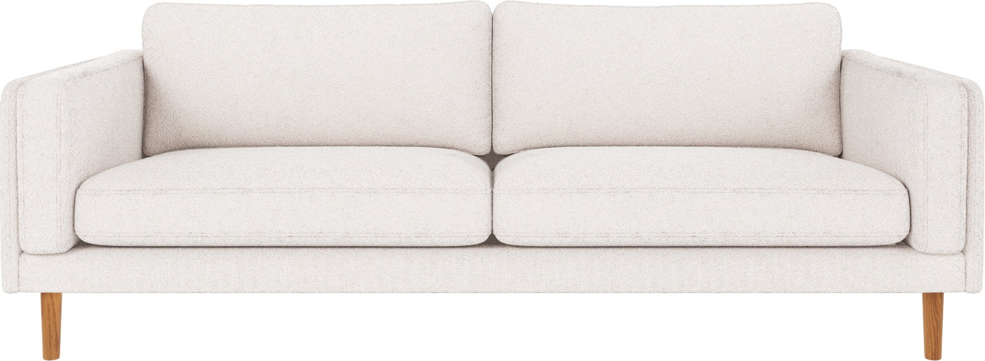3-personers Sofa Rowico Braden i Hvidt Alice-stof