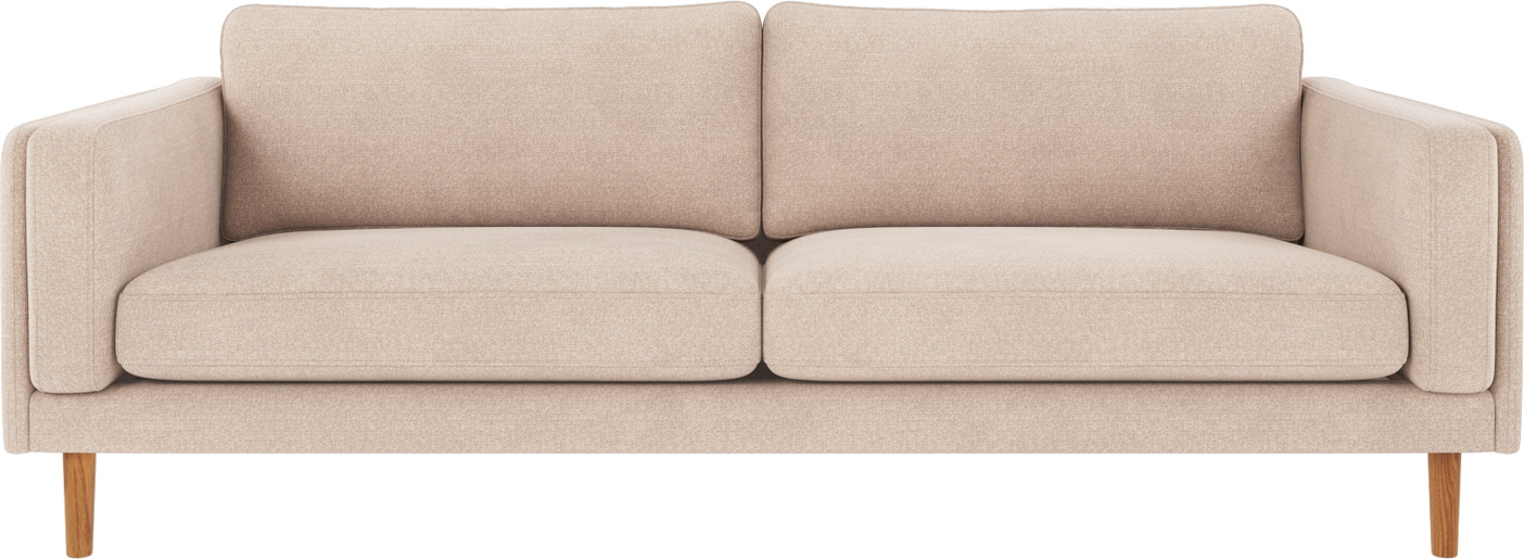 3-personers Sofa Braden i Lys Beige - Elegant Komfort