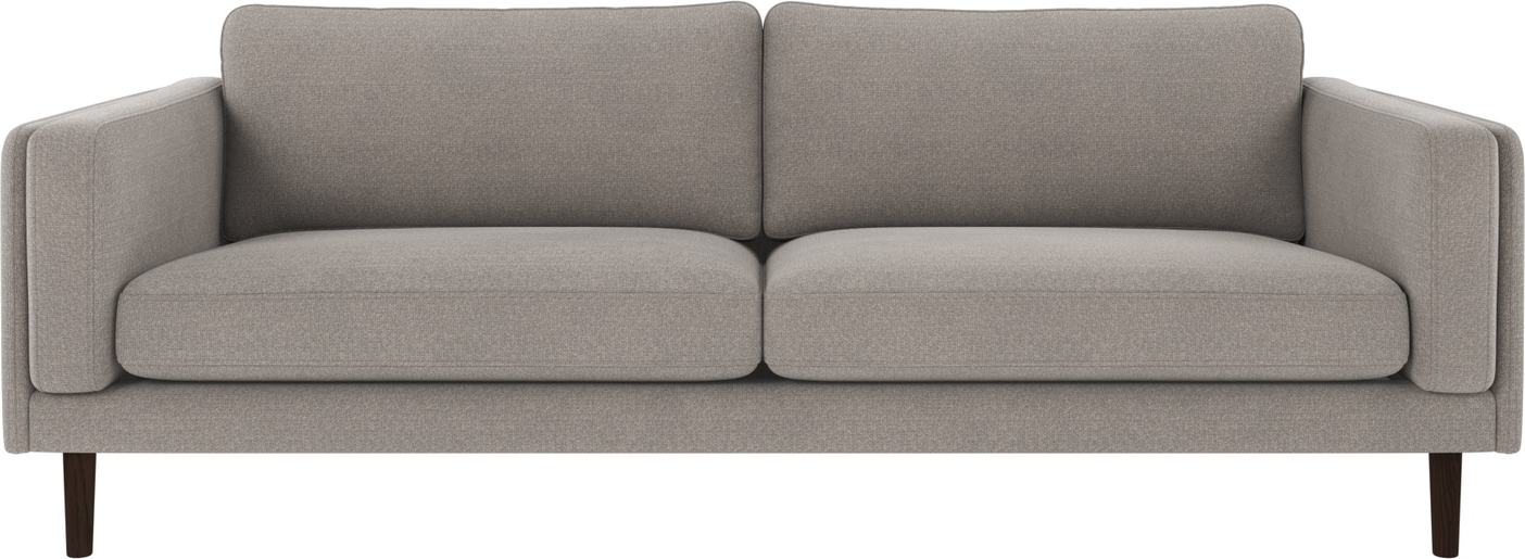3-personers Sofa Rowico Braden Rita i Lysegrå/Brun