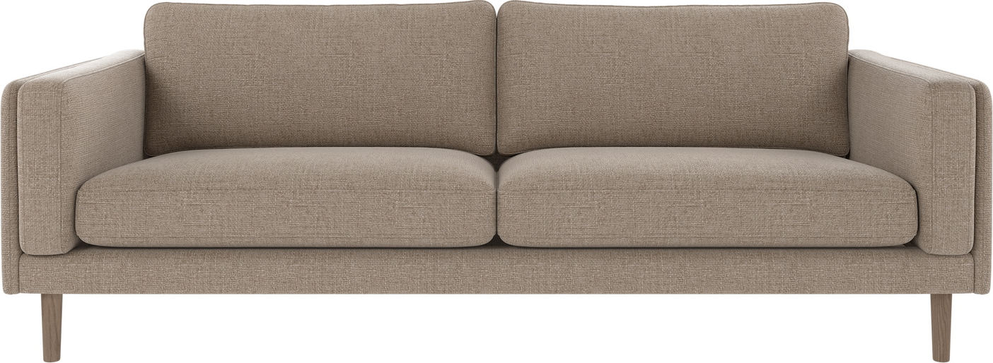 3-personers Sofa Rowico Braden Robin i Gråbeige Polyester