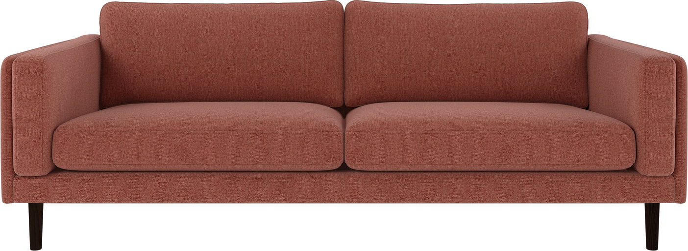 3-personers Sofa Rowico Braden i Rødbrun - Skandinavisk Design