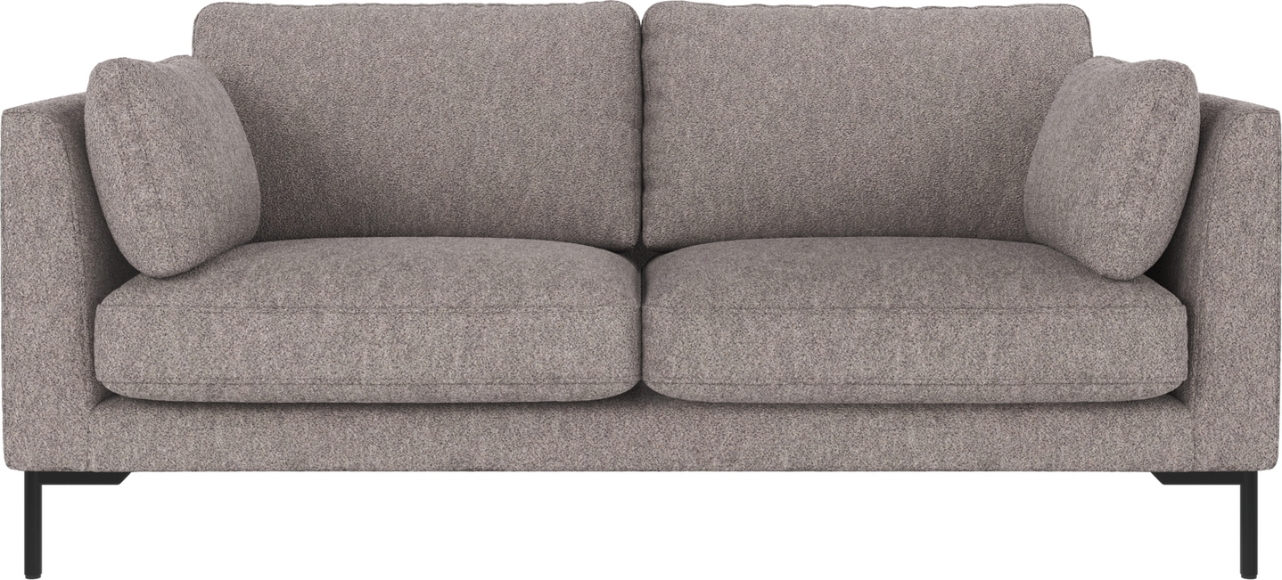 2-personers Sofa Rowico Corwin i Gråt Alice-stof