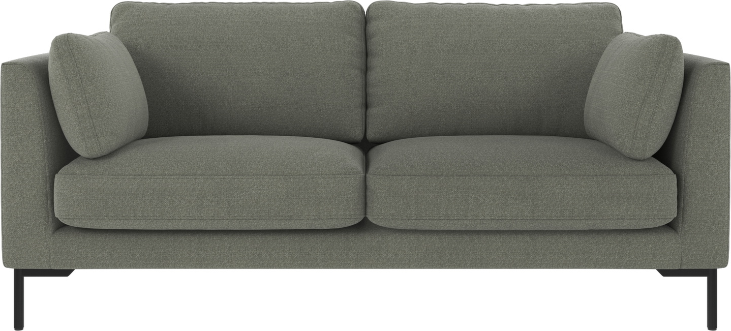2-personers Sofa Rowico Corwin Rita i Grøn med Metalstel