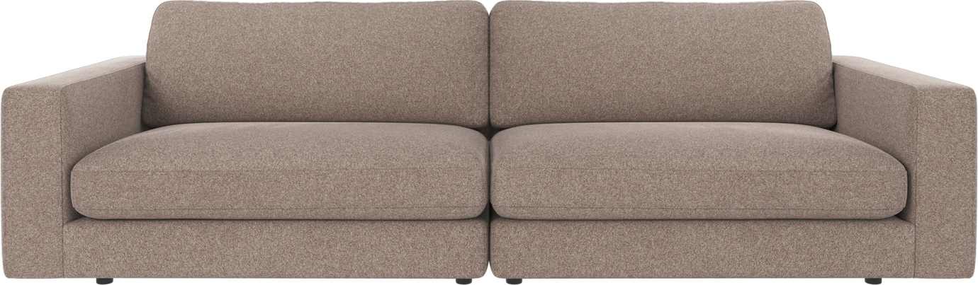 -personers Sofa Rowico Duncan Brenda Beige Stof 258 Cm Modulbar Fsc-mix Slidstærk Komfortable Hynder