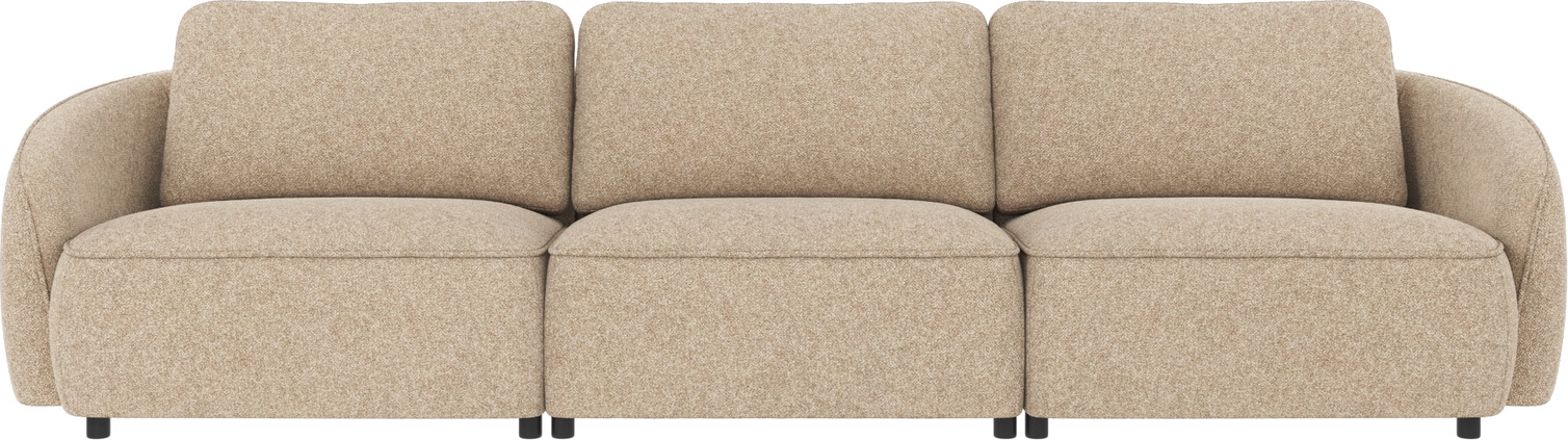 -personers Sofa Rowico Norris Beige Polyester 319ã 102ã 80 Cm