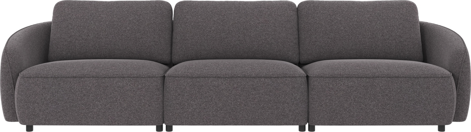 -personers Sofa Rowico Norris   Mørkegrå Brenda 18 Polyester   Tidløst Design Med Hr-koldskum Og Zigzag-fjedre