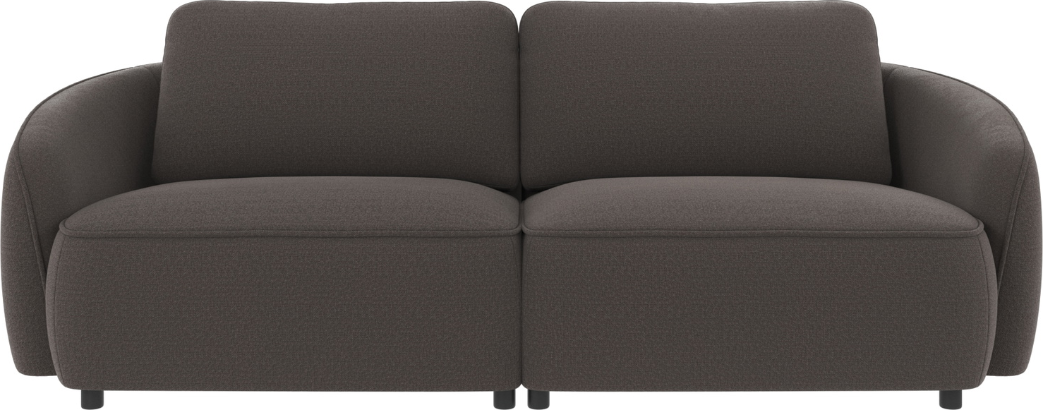 -personers Sofa Rowico Norris   Mørkegrå Rita Polyester  Fsc-mix Træramme  Nozag-fjedre   Koldskum  226ã 102ã 80 Cm